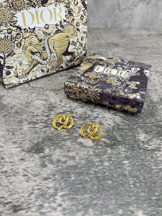 Dior飾品 迪奧經典熱銷款中古耳釘耳環  zgd1299